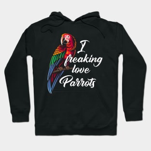 I Love Parrots Hoodie